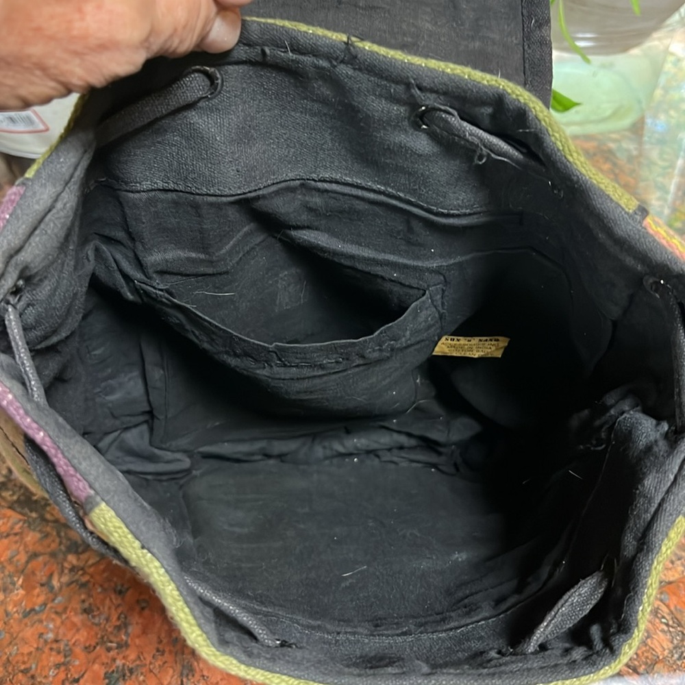 Backpack Boho Pockets, Adjustable Straps, Unisex … - image 6